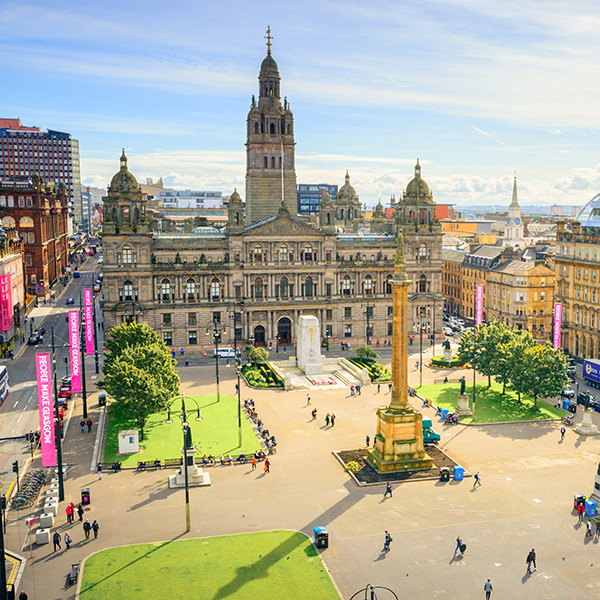 George Square and Glasgow City Chambers